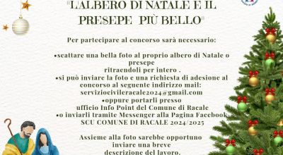 II EDIZIONE CONTEST: L’ALBERO DI NATALE E IL PRESEPE PIÙ BELLO 2024 - REGO...